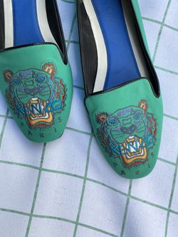 Green Kenzo Flats Size 39