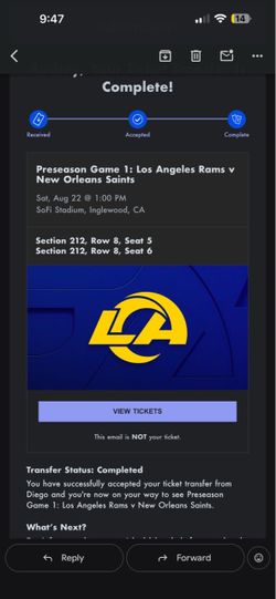 LA Rams Preseason game 1: La rams vs New Orleans Saints