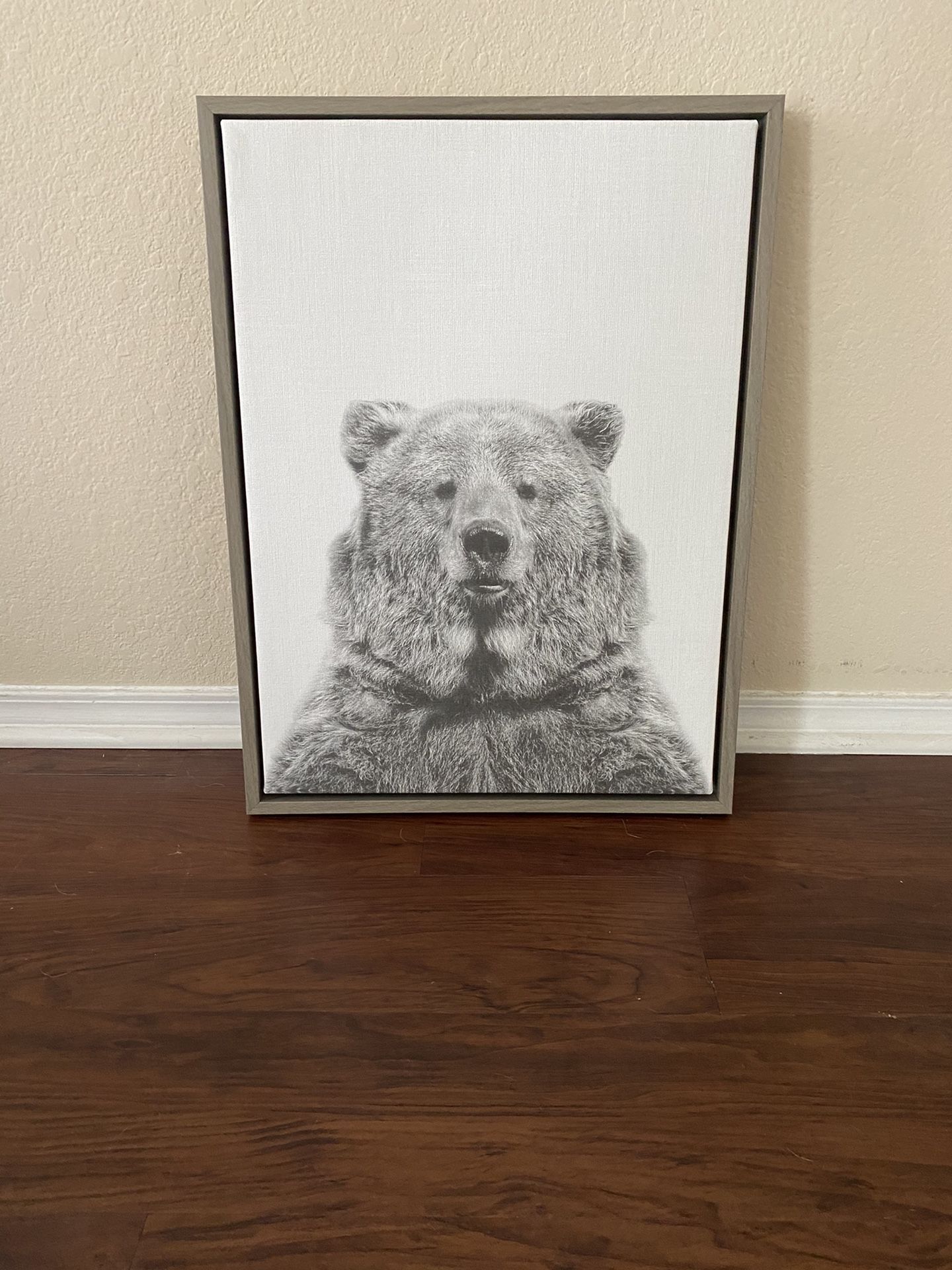 Framed bear art