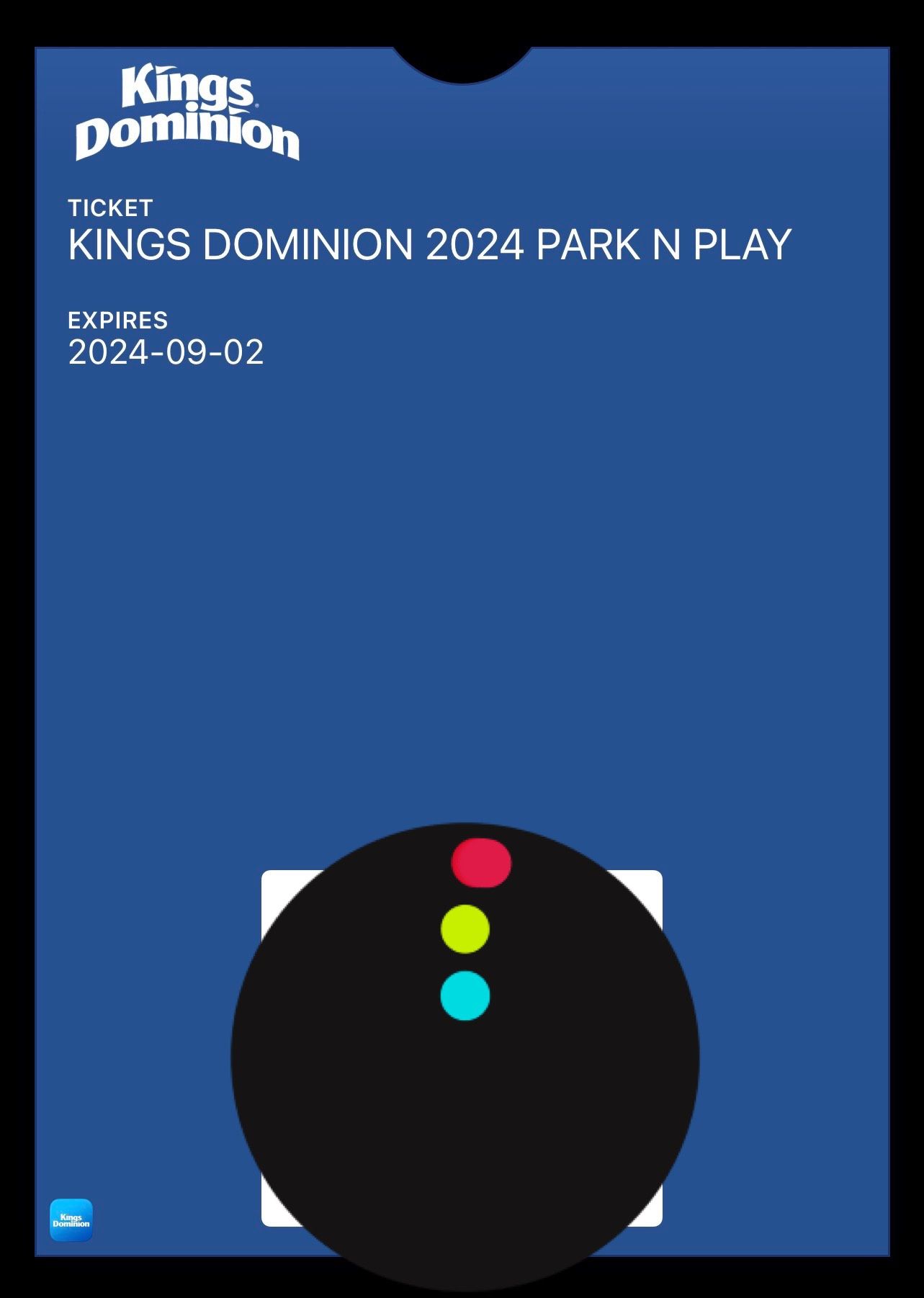 1 Kings Dominion Ticket For Parking And Park Entry!