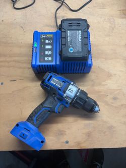 Kobalt Drill, Battery, and Charger
