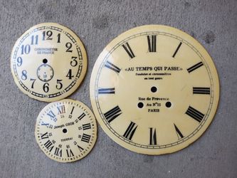 French Clock Faces