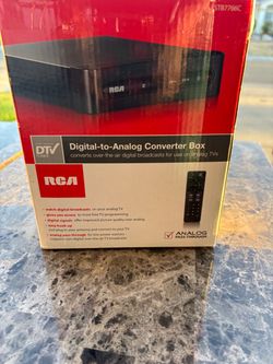 RCA Digital-to-Analog TV Converter Box STB7766C