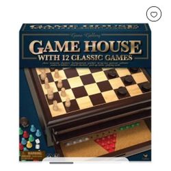 Game Box With 12 Games 