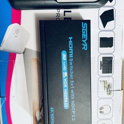4k Hdmi Splitter 5x1 W/ Remote 