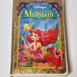 Very RARE Walt Disney's Masterpiece The Little Mermaid, VHS Tested Fine (1989)