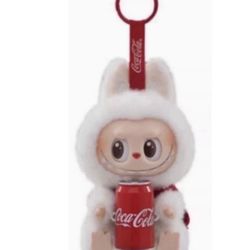 POP MART AUTHENTIC THE MONSTERS Labubu Coca-Cola Plush Figure [ Happy Factor ]