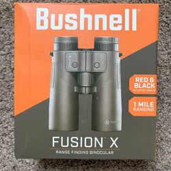 Bushnell Fusion X Rangefinding Binoculars 10x42mm Roof Prism, Black #FX1042AD