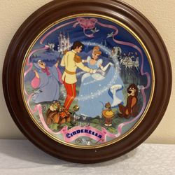 Disney Cinderella Wish Come True Princess Collectors Plate Limited Ed