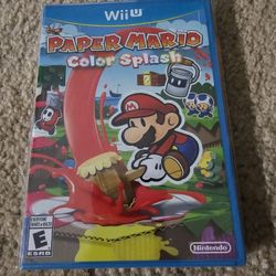 Sealed - Paper Mario Color Splash - WiiU