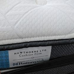 Like New condition: Sealy Posturepedic Twin Mattress + Ikea Bed Frame