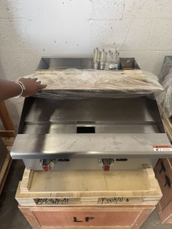 New 24 Inch Gas griddle.. Flat Top.. Plancha 24 Pulgadas De Gas