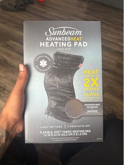 Sunbeam Advanced Heat Heating Pad King Size