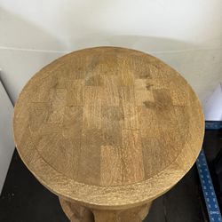 Wood End Table 