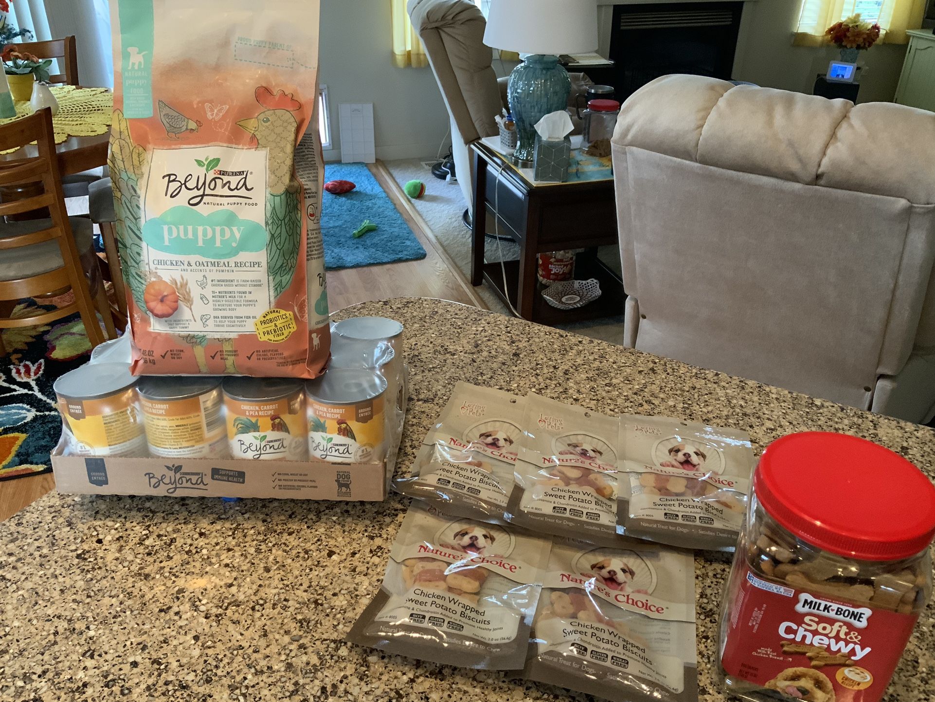 Puppy food & treats