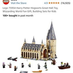 Lego 75954 Harry Potter Hogwarts Great Hall Toy,