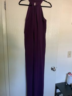 Purple Jumpsuit with Pockets