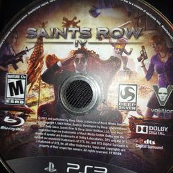 Saints Row Ps3 Disc Only