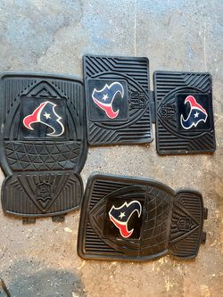 Houston Texans NFL Rubber Car Floor Mats Set.$40 or best offer