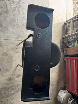 Rhino 2014 to 2024 Chevy two 10’s downfire sub box pro