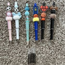 Sports Focal Beaded Pens 