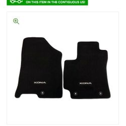 New 24/25 Kona Floor Mats & Cargo Net 