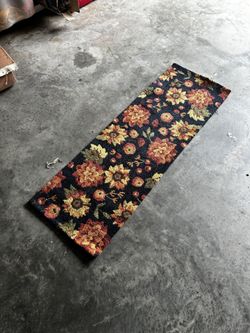 Flower Print Rug