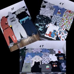 3T And 4T Boys Clothes 