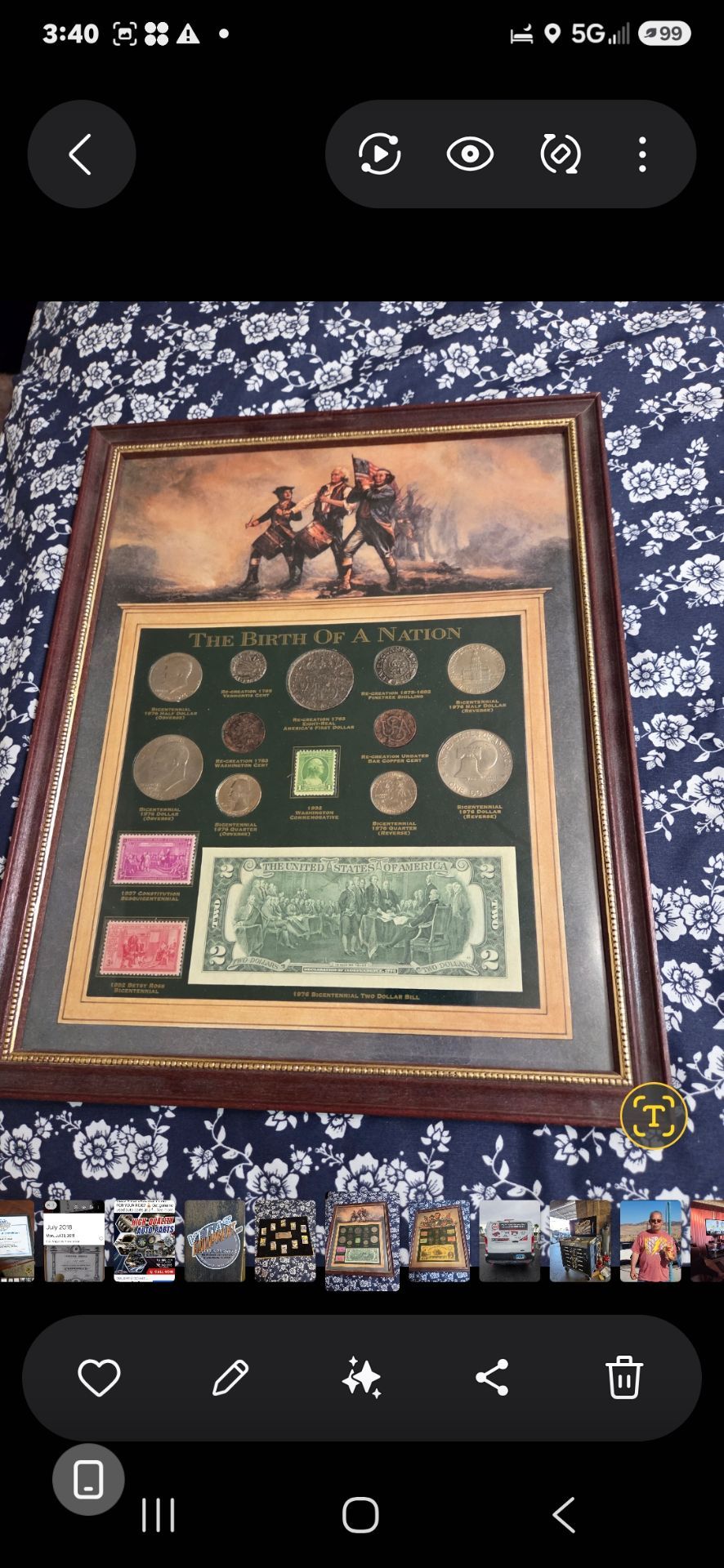 collection. frame