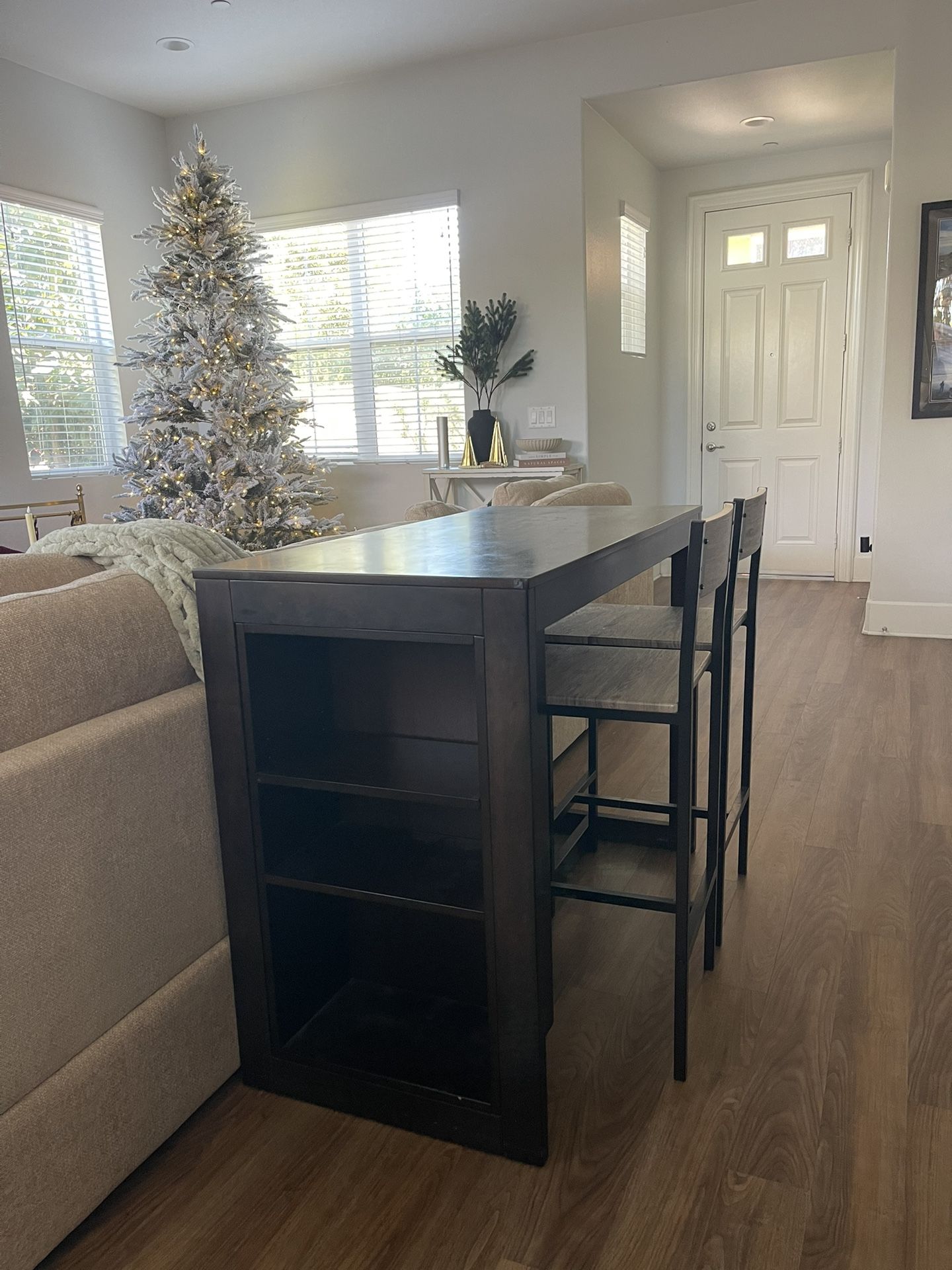 Table And Bar With Two Stools 