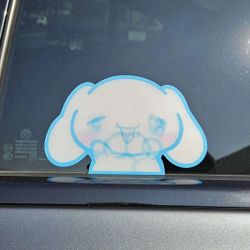 Brand New Sanrio Cinnamoroll 3D Lenticular Motion Car Sticker Decal Peeker