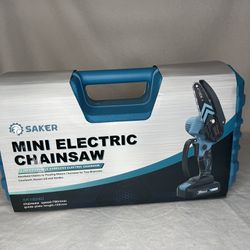 Saker Mini Electric 4 Inch Chainsaw