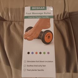 BESKAR Foot Massage Roller for Relief Plantar Fasciitis, Foot Reflexology Tool