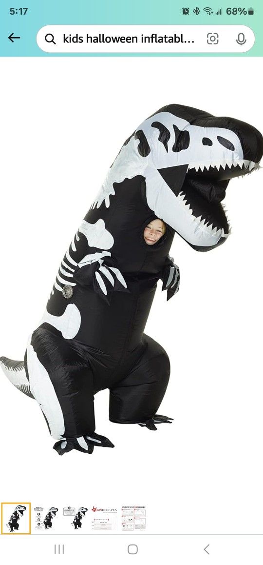 Halloween Inflatable Costume kids size 