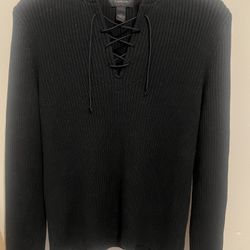 EXPRESS BLACK Ribbed Sweater