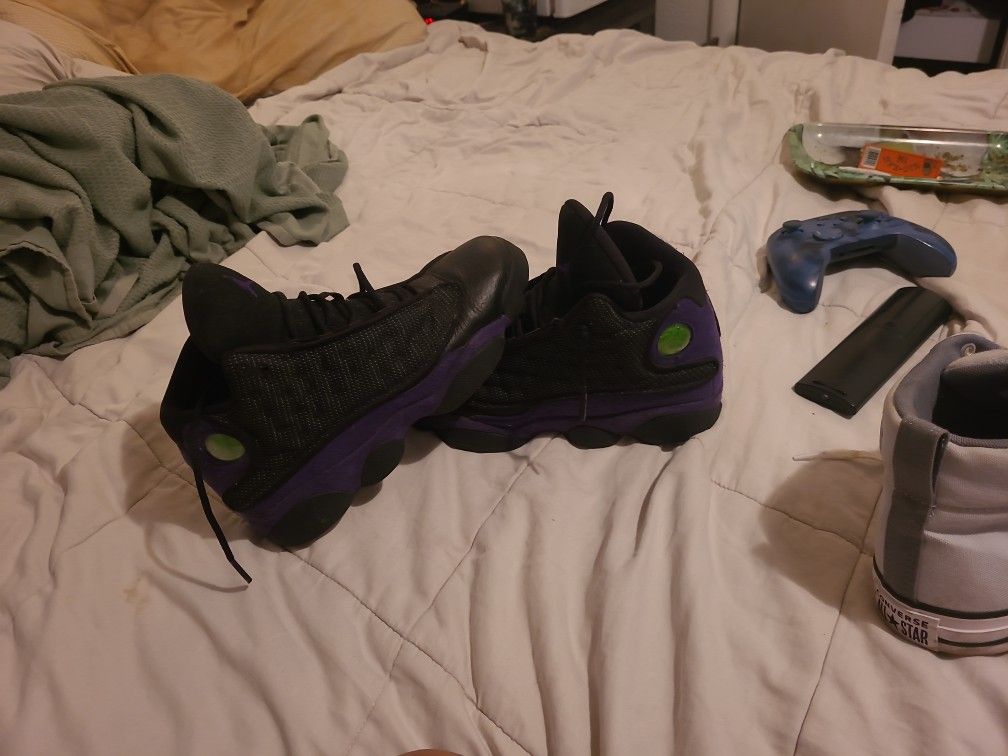 Nike Air Jordan 13 Black Court Purple Kobe 