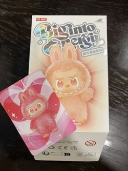 Big Into Energy Labubu Pink Love