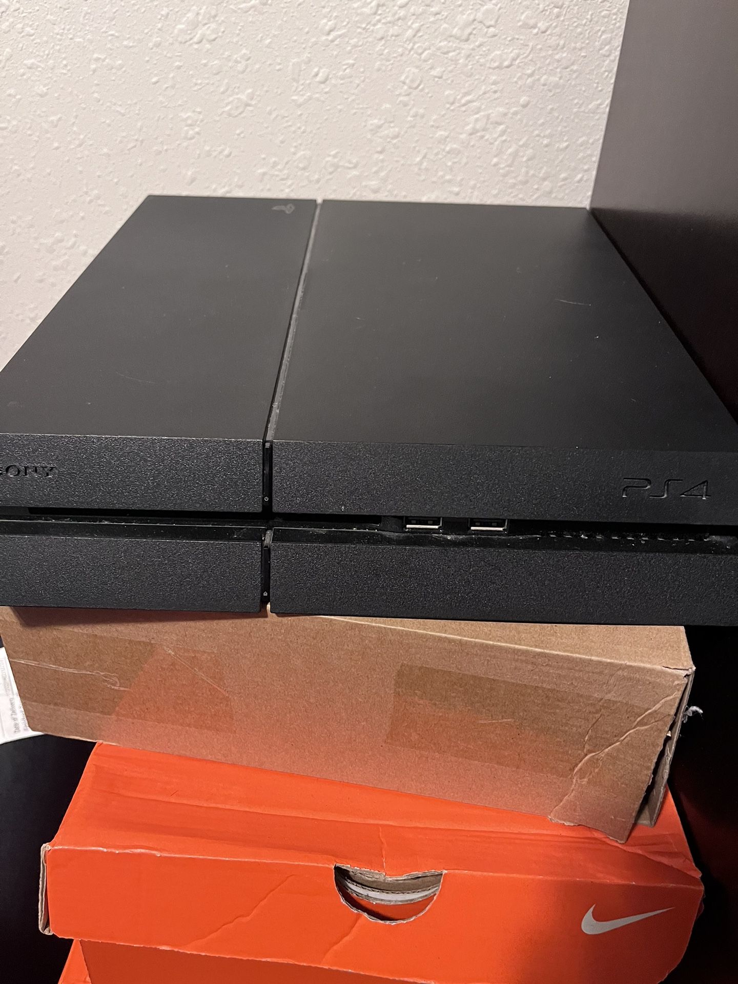 PS4 with Controller and Cords
