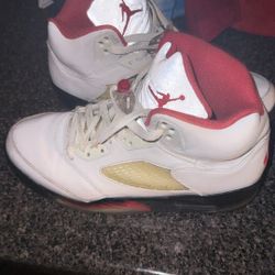 Jordan 5s Fire Red 