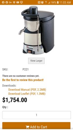 Commercial juice extractor/extractor commercial de jugos