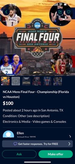 Don't Fall For This Scam!!! Final Four Tickets $100