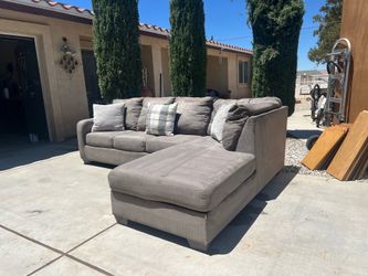 2PC Gray Sectional!
