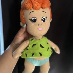 Pebbles Flintstone plush doll