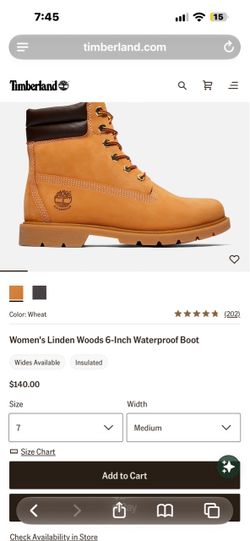 Timberland womens boots size 7 brand new they sell for $140 letting them go for $90