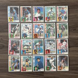 1984 Topps Vintage Baseball Cards (Lot)