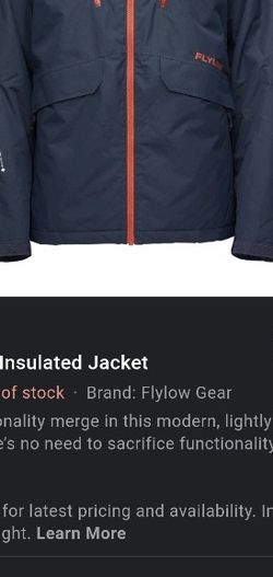 Flylow Roswell XL Insulated Snow Jacket - Navy/Red