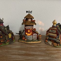 Lot Disney Hawthorne Village Horace Blacksmith Goofy’s Silo Prof Drake Halloween