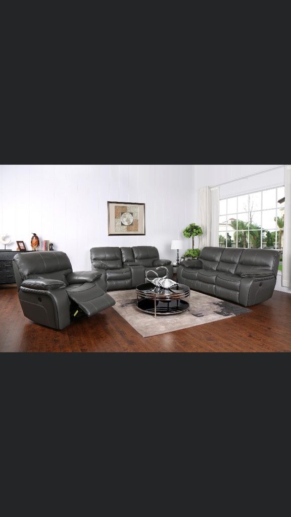 COMPLETE RECLINING SETS! 2 PIECE FOR $999 SOFA AND LOVESEAT COMBO! DELIVERY TODAY! ZERO DOWN!