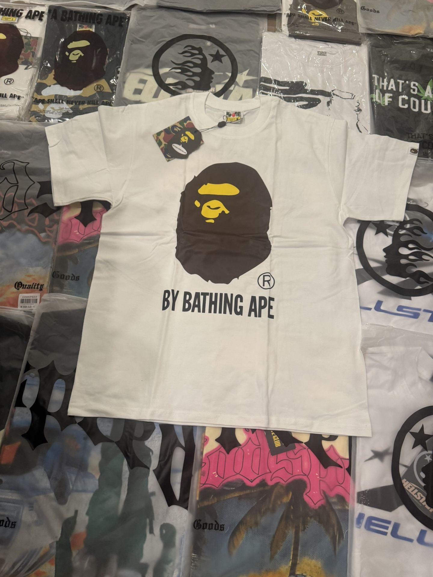 White/Brown Bape T