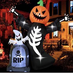 8 Ft Halloween Inflatable Ghost